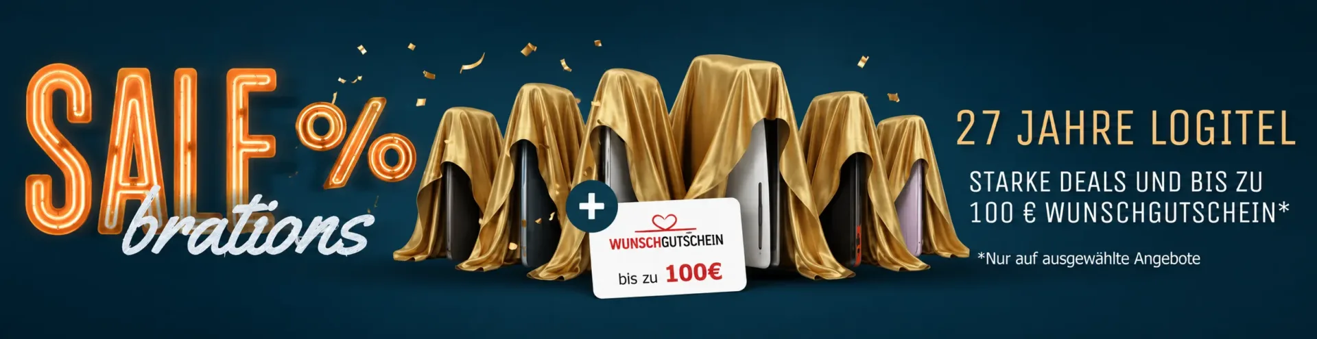 27 Jahre LogiTel Geburtstagsaktion mit Mobilfunk-Deals, Gutscheinen und Rabatten
