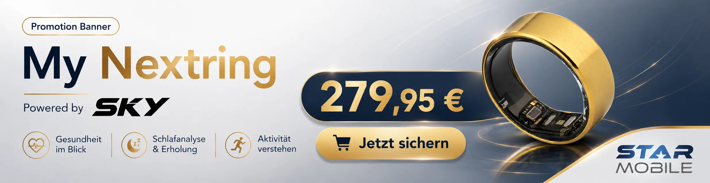 MYnextRING SKY Smart Ring für 279,95 Euro bei starmobile bestellen