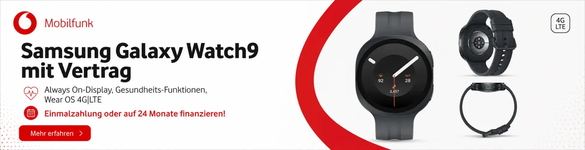 Galaxy Watch9 LTE mit Vodafone