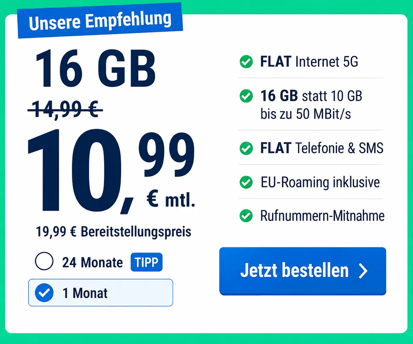 maXXim 5G Allnet-Flats ab 6,99 Euro mit eSIM