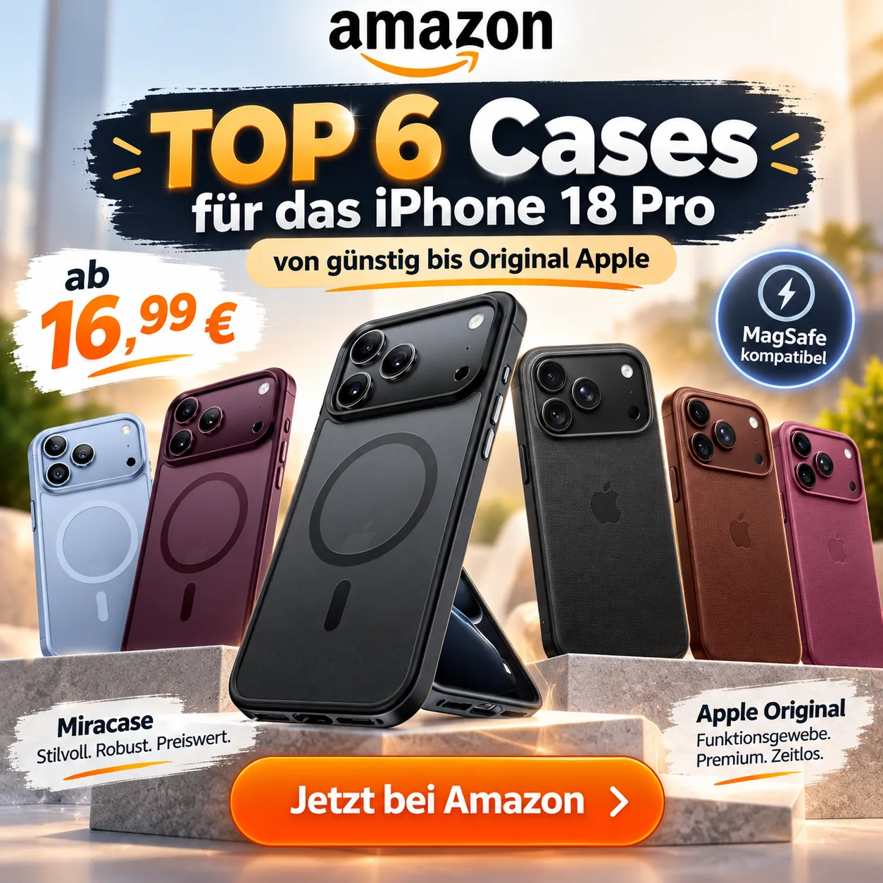 Apple iPhone 18 Pro Case Huelle Direkt Bei Amazon Bestellen Vergleichsratgeber