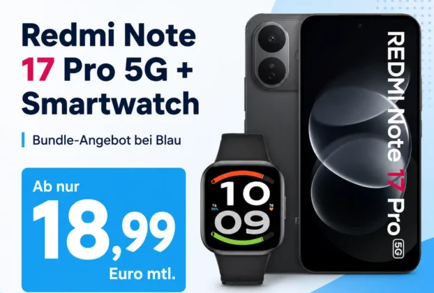Blau Xiaomi Deal Inkl Smartwatch Redmi Note 17 Pro