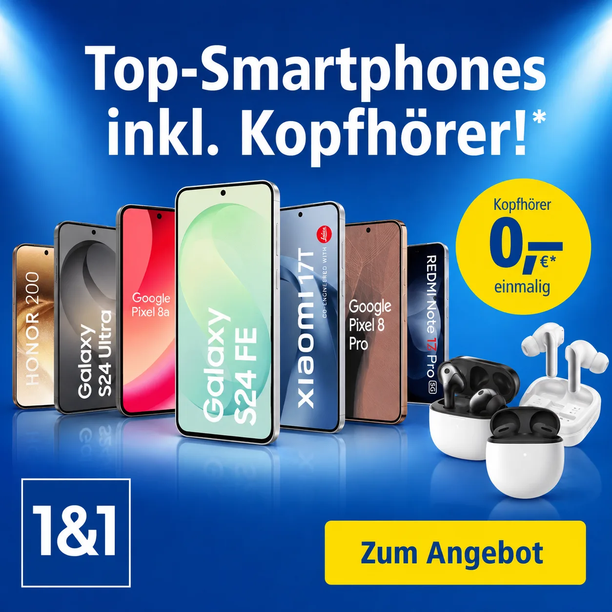 Smartphones Mit Kopfhoerer Bundles Mit Rabatt Bei 1&1