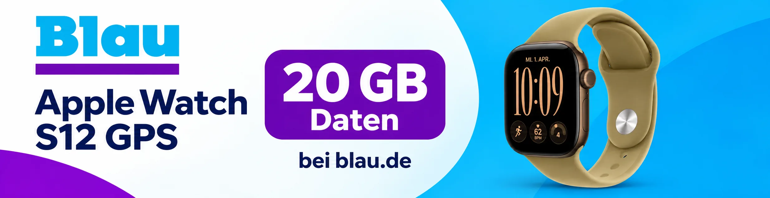 Apple Watch Series 12 GPS mit 20 GB bei blau.de für dein iPhone 18 Pro