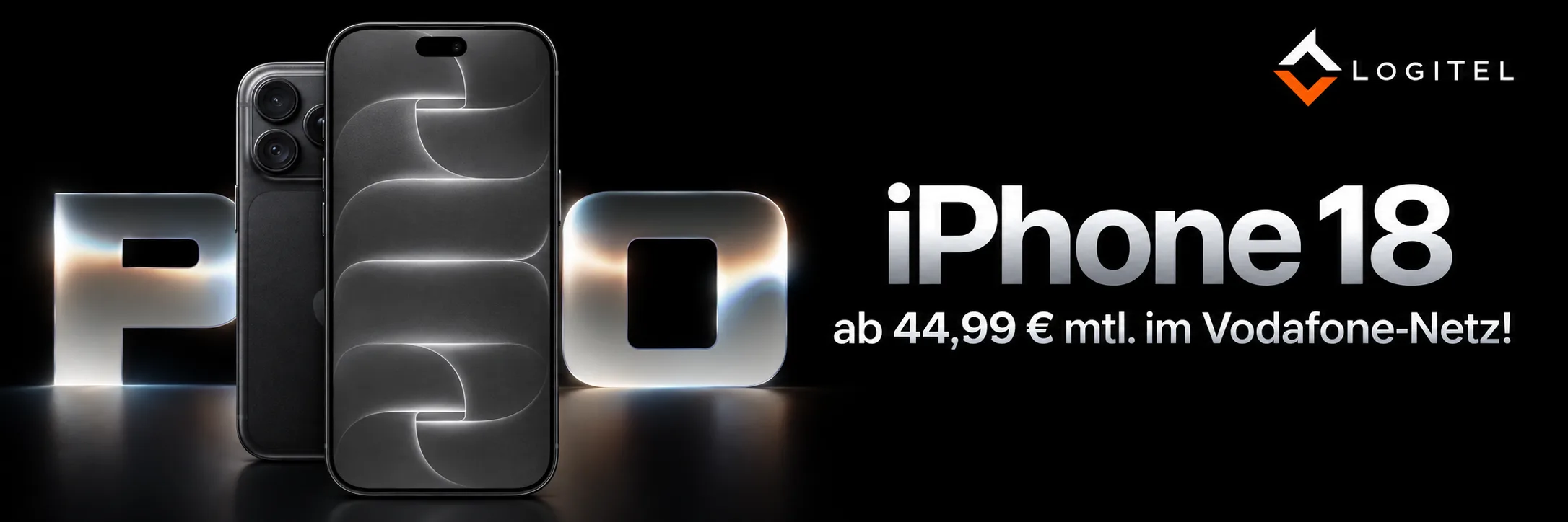 iPhone 18 Pro mit Vodafone Unlimited bei LogiTel bestellen