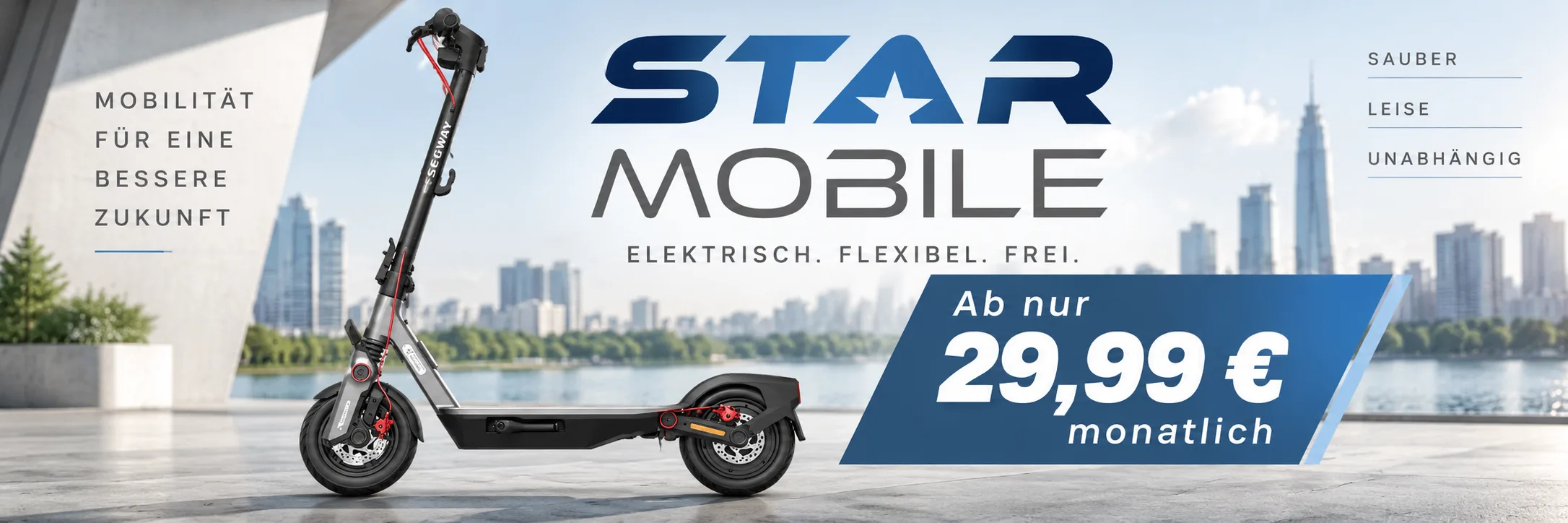 Segway Ninebot F3 Pro D mit Vertrag und Vodafone Tarif bei starmobile