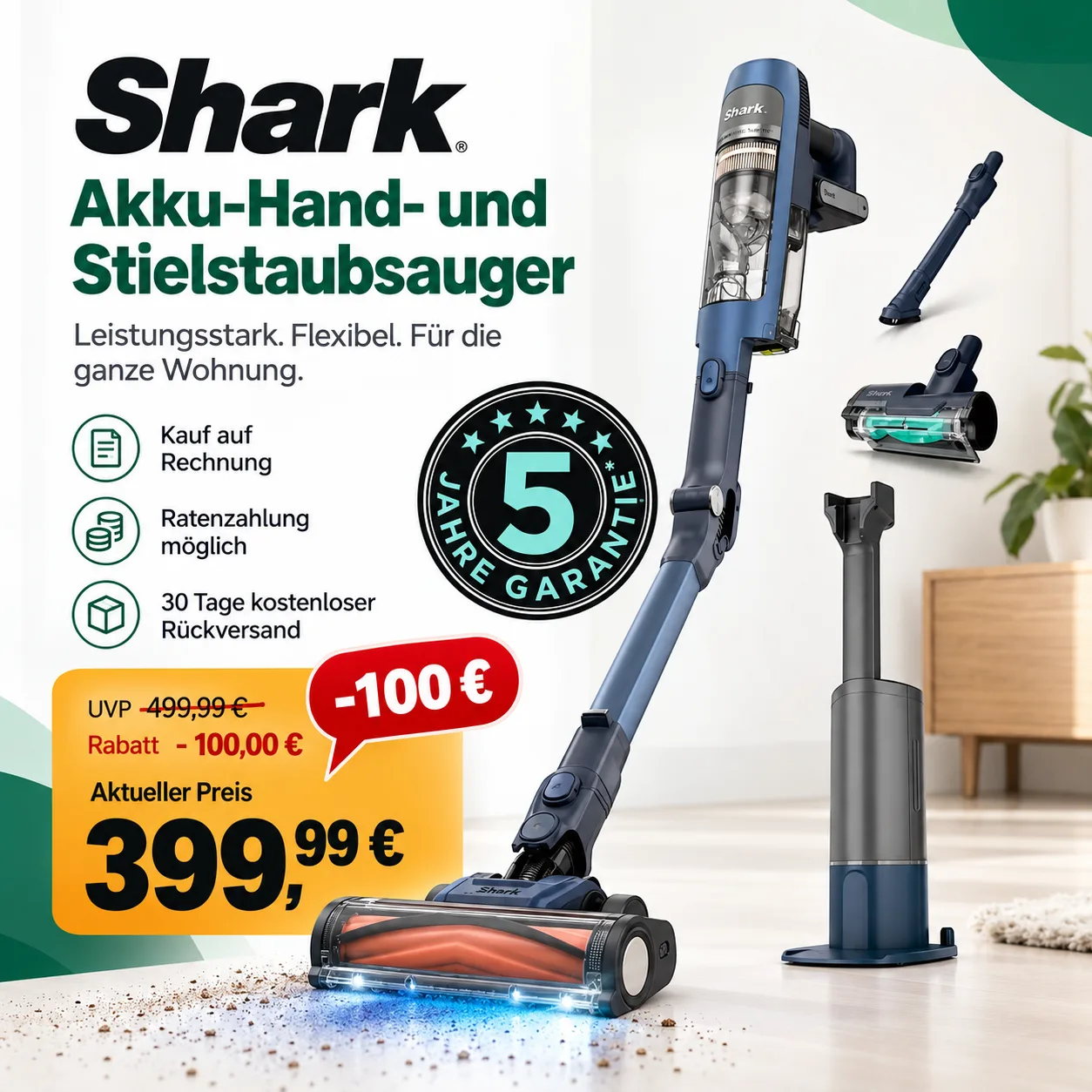 Baur Shark Powerdetect Speed Pet Pro Clean Empty