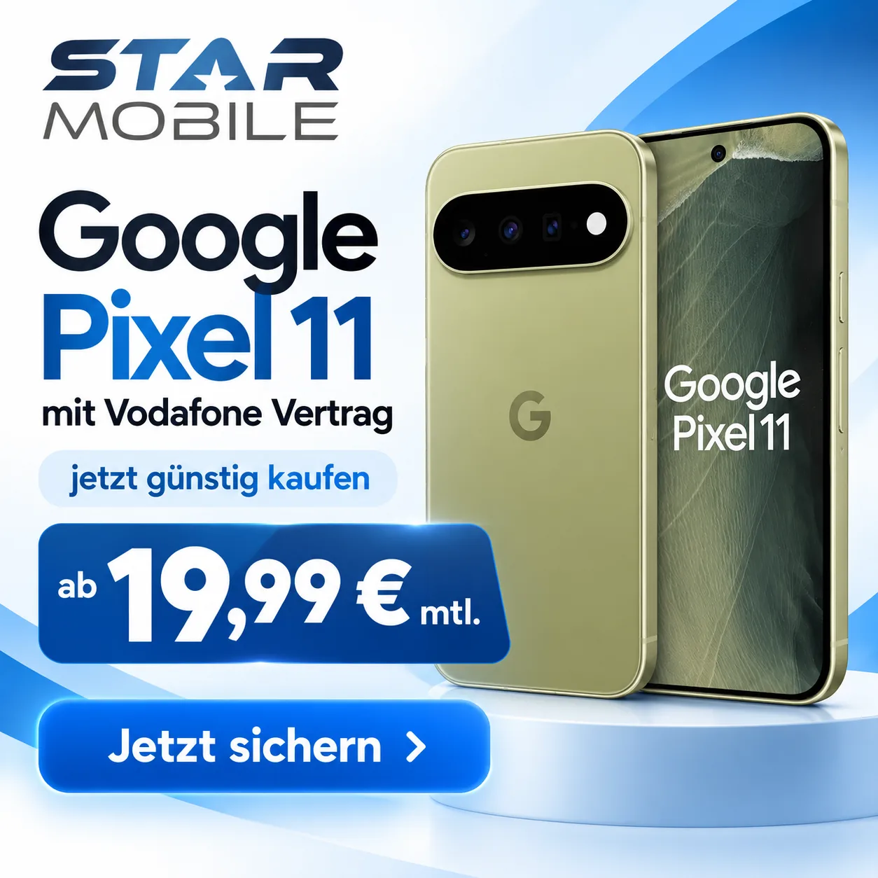 Google Pixel 11 Starmobile Mit Vertrag Vodafone Guenstig Kaufen