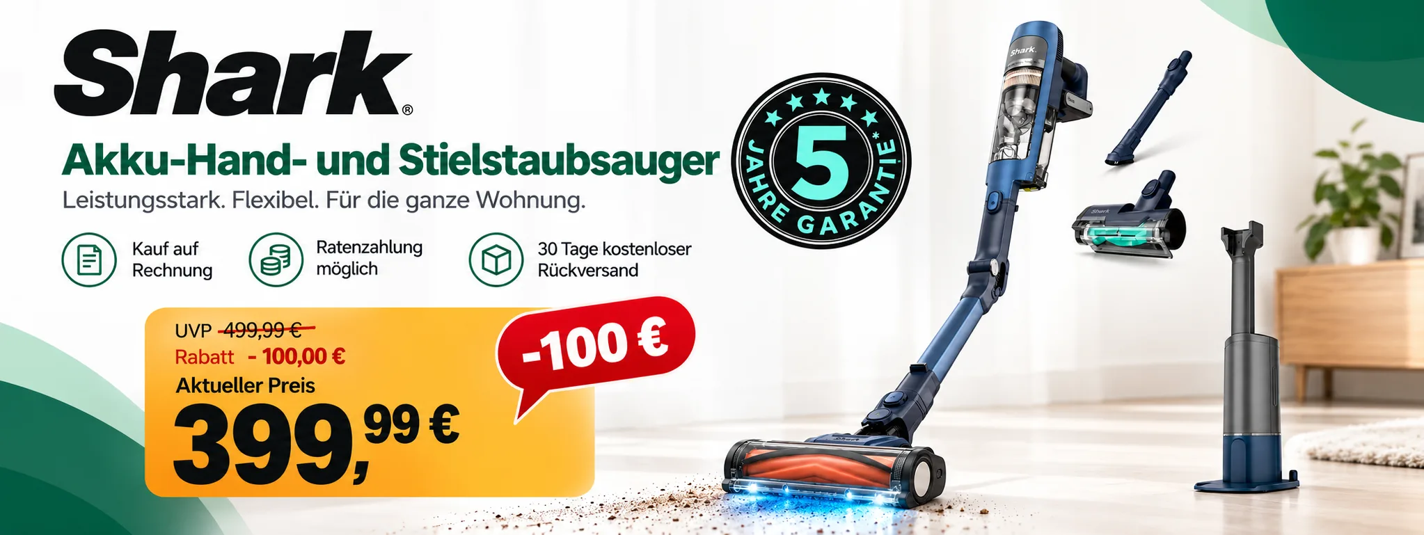 Shark PowerDetect Speed Pet Pro Clean & Empty: Angebot bei BAUR