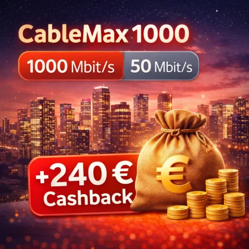 Vodafone Cablemax 1000 240 Euro Cashback Weitere Tarife Mit Upgrade Vergleichsratgeber