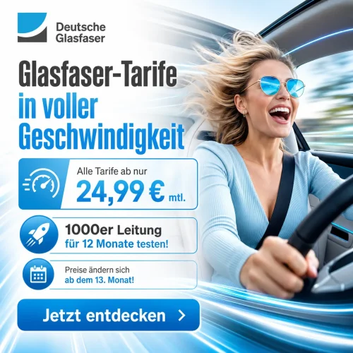 Deutsche Glasfaser Tarife 12 Monate 1000 Er Leitung Testen