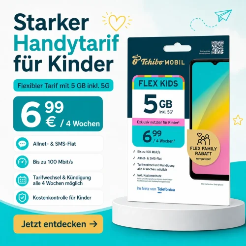 Tschibo Kids Flex Tarif Fuer Kinder Bester Tarif