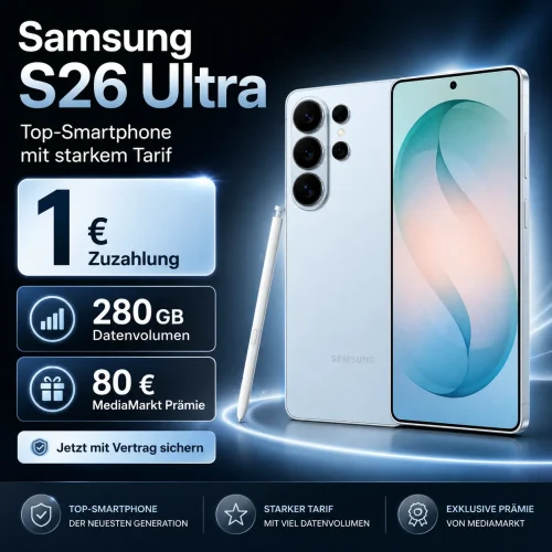 Samsung Galaxy S 26 Ultra MediaMarkt Deal Mit Vertrag