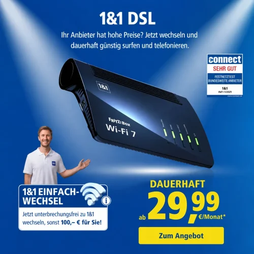 1 Und 1 DSL Ab Nur 29 99 Euro Mtl
