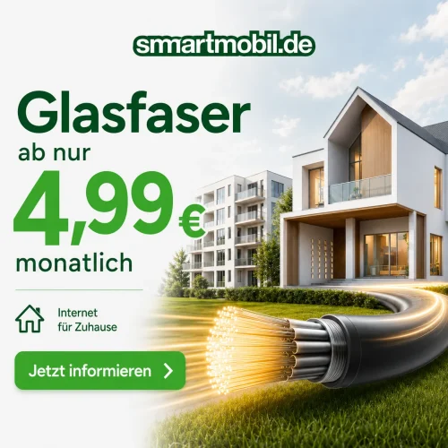 Glasfaser Deal Ab 4 99 Euro Monatlich Smartmobile