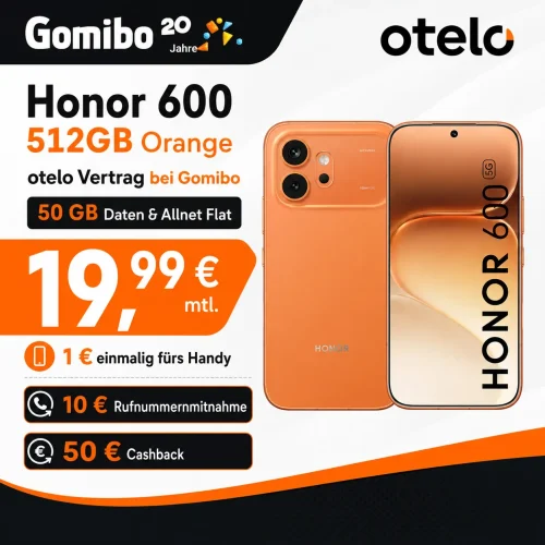 Honor 600 iPhonekiller otelo Vertrag Mit Cashback