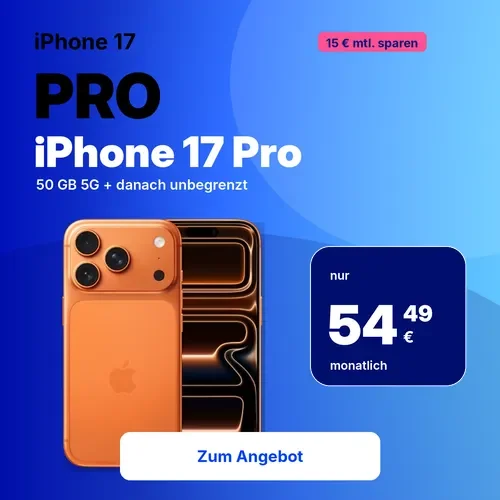 iPhone 17 Pro O 2 Vertrag Mit Neukundenrabatt