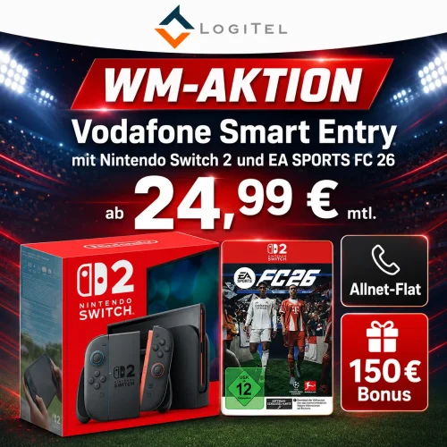 LogiTel Nintendo Switch 2 Fc 2026 Bundle Wm Aktion