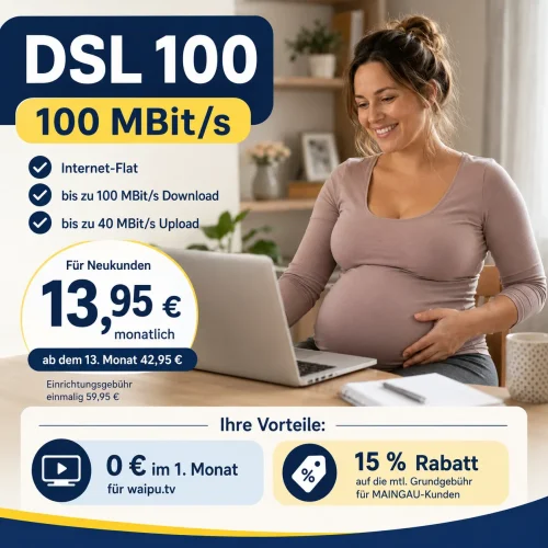 Maingau DSL 100 Aktion Rabatt Für Jeden Ein Passender Tarif