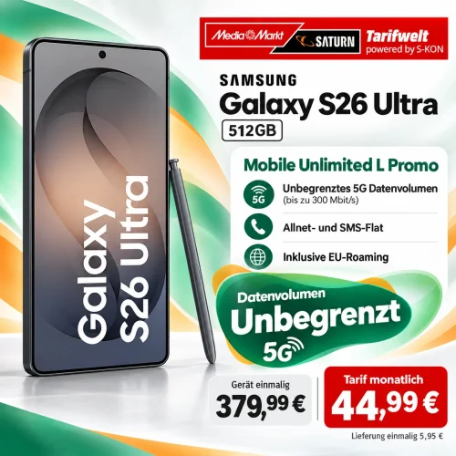 S 26 Ultra MediaMarkt Saturn o2 Bundle Vergleichsratgeber