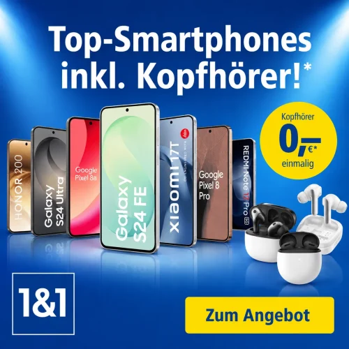 Smartphones Mit Kopfhoerer Bundles Mit Rabatt Bei 1&1
