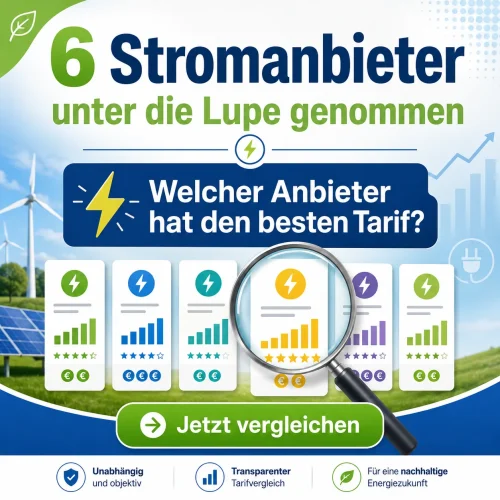 Stromanbietervergleich 6 Anbieter Im Check Vergleichsratgeber Stromkosten Senken