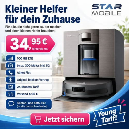 Telekom Young Tarif Ecovacs Deebot X 11 Omnicyclone Deal