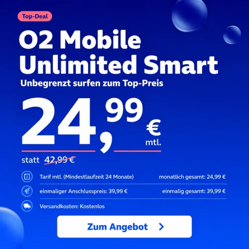 Unlimited Flat Von O 2 Unlimited Smart Fuer Alle