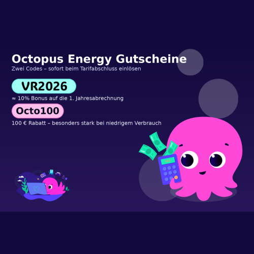 Octopus Energy Gutscheine